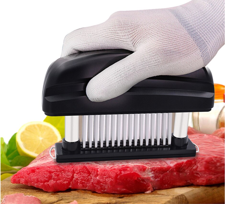 48 Blades Naald Vleesvermalser Rvs Mes Vlees Beaf Steak Hamer Van Vlees Hamer Pounder Koken Gereedschap