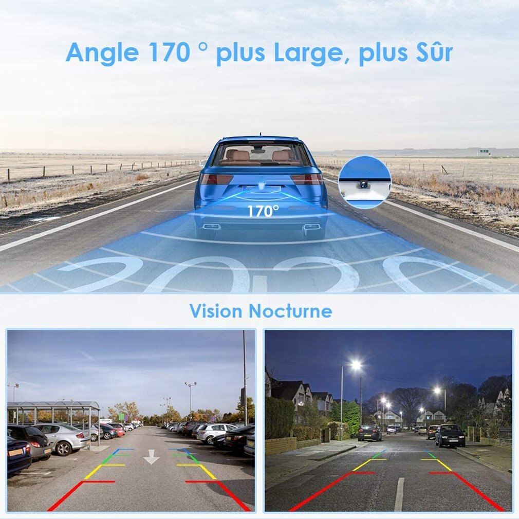 Truck Reversing Image Camera Car Blind Area High-definition Camera 170 Degree Angle Rear Camera Reverse Camera