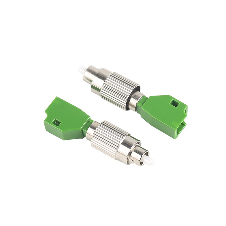 Conector/Adaptador de FC-LC, adaptador de fibra óptica FC/APC-LC/APC, macho a hembra LC