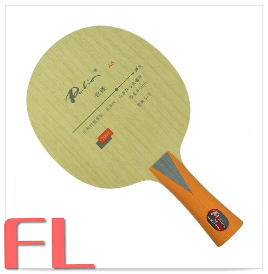Originele Palio A6 (EEN 6, A-6) tafeltennis blade hout + carbon tafeltennis racket indoor sporten racket sport: shakehand long FL