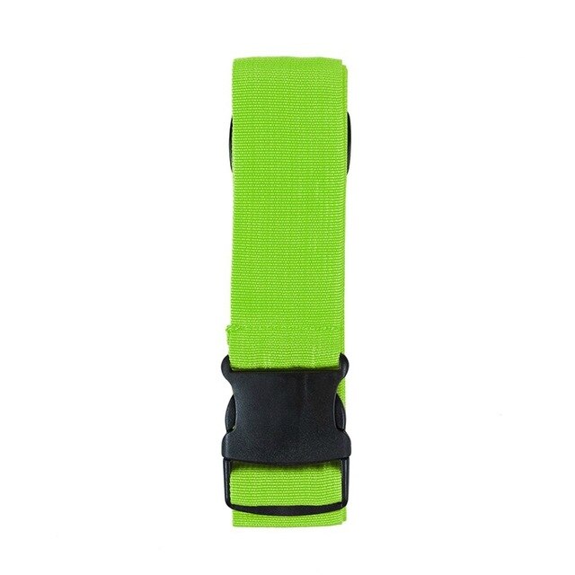 Travel Classic Practical Luggage Straps Adjustable Luggage Belt Baggage Suitcase Accessories Travel 180cm: Green