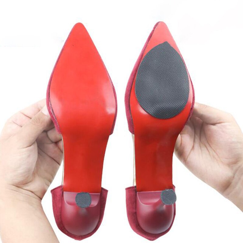 1 par auto-adesivo adesivos para salto alto anti-deslizamento sola sapatos protetor almofadas