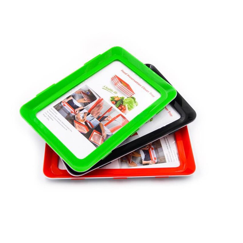 Food Fruit Preservation Tray Food Preservate Vegetable Meat Fresh Keeping Tools Style Refrigerator Food Storage Box