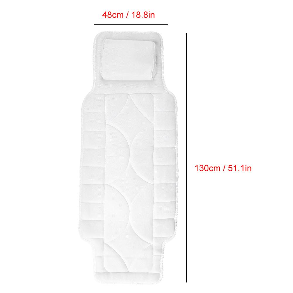 Helkroppspute myk spa-badepute sklisikker badekarmatte luksuspute støtter hodehals badekarmatte baderomstilbehør