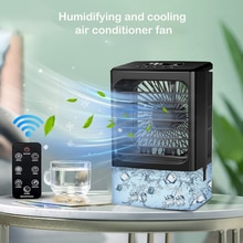 Ventilador humidificador de 600mL, Enfriador de agua de escritorio, aire acondicionado portátil, pequeño ventilador de pulverización, ventilador de niebla de agua de refrigeración de aire silencioso