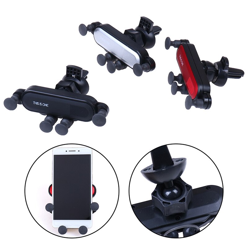 Gravity Car Holder For Phone in Car Air Vent Clip Mount No Magnetic Mobile Phone Holder GPS Stand For iPhone 11 Pro Samsung