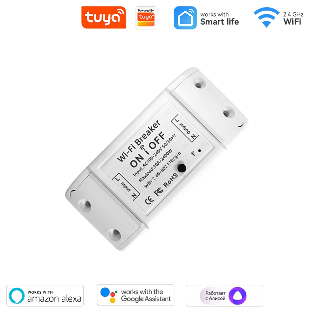 Moduł przekaźnika inteligentnego przełącznika WiFi Smart Home dla Tuya Homekit Ewelink Trzy style Sześć opcji APP Voice Praca z Alexa Google: Bundle6