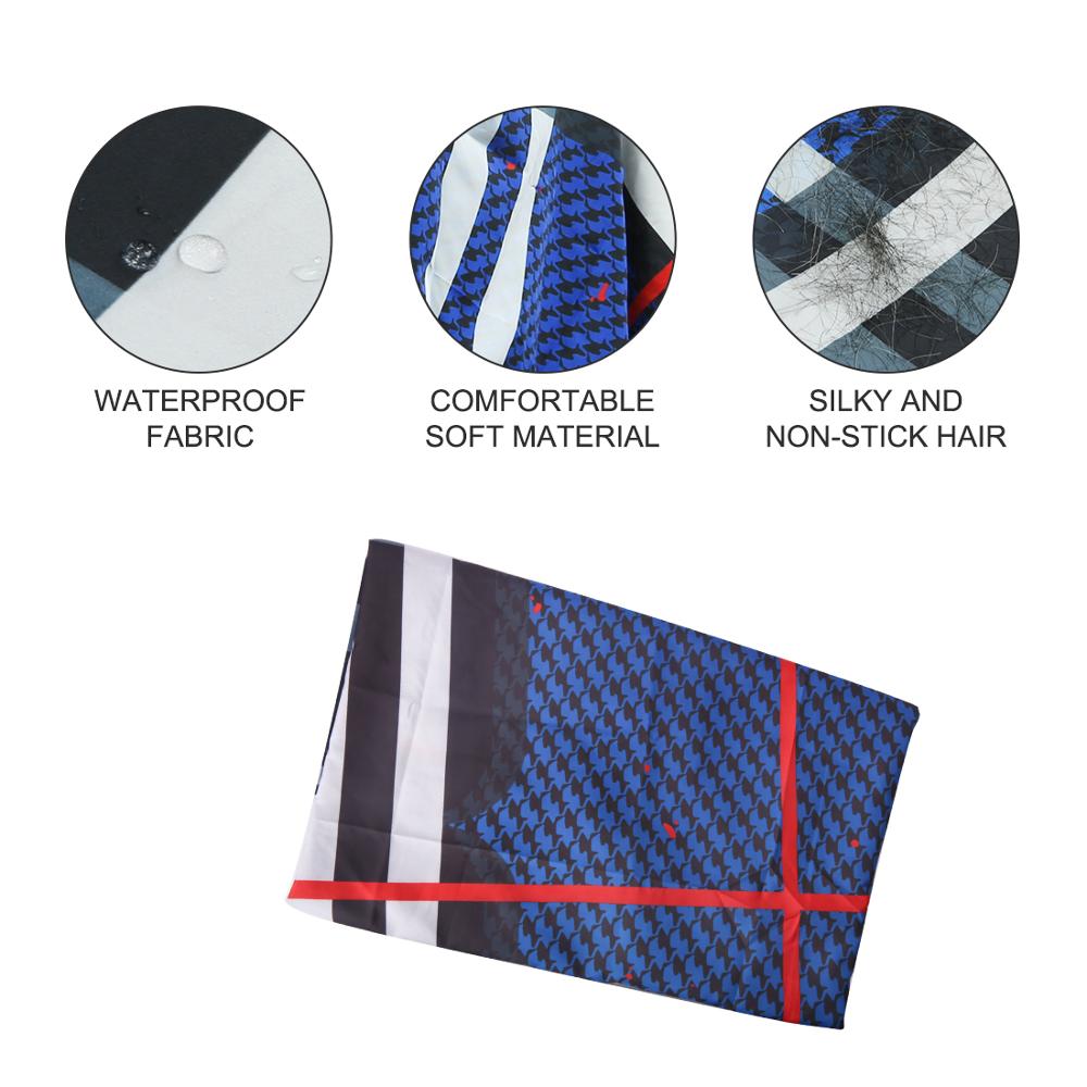Barber Shop Accessories Retro Haircut Cover Cloth Static-free Hair Salon Equipment Barber Cape