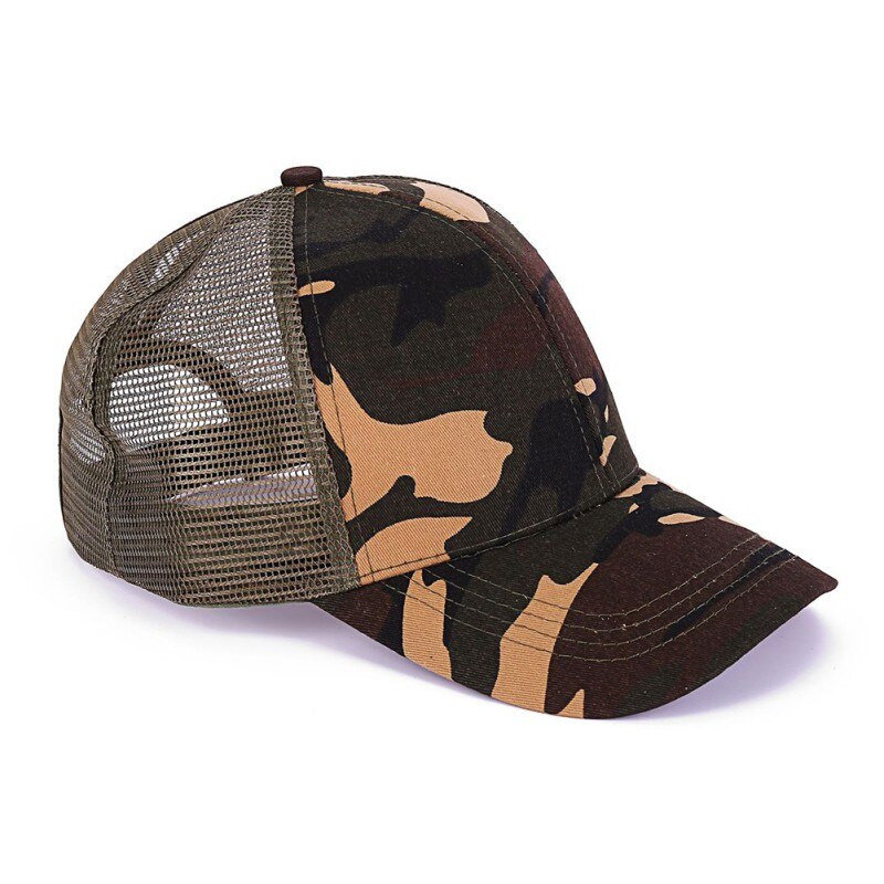 Kinderen Paardenstaart Baseball Cap Zomer Zonnehoed Outdoor Sport Mesh Cap: MC