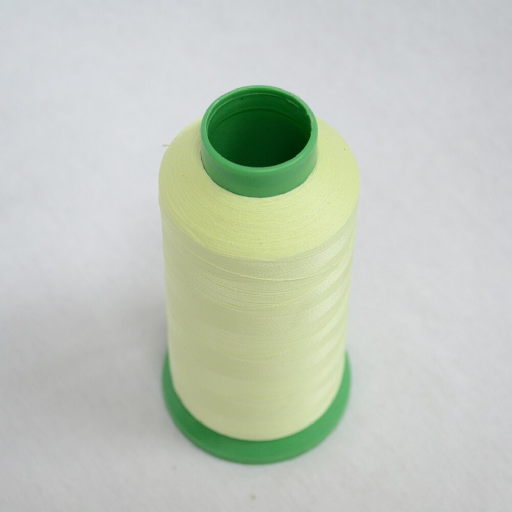 Hilos luminosos que brillan en la oscuridad, hilo de coser bordado a mano, parche para manualidades, suministros de costura para volante: Medium Yellow