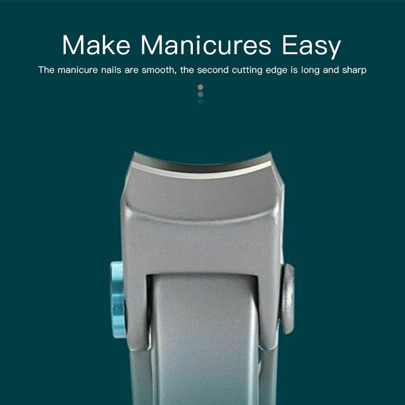 Nail Clippers Trimmers Stainless Steel Wide Jaw Opening Manicure Fingernail Cutter Thick Hard Ingrown Toenail Scissors Tools