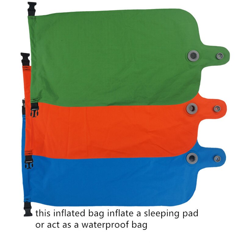 Multi-function air bag waterproof bag can inflate the sleeping mat,used as air pump for sleeping pad