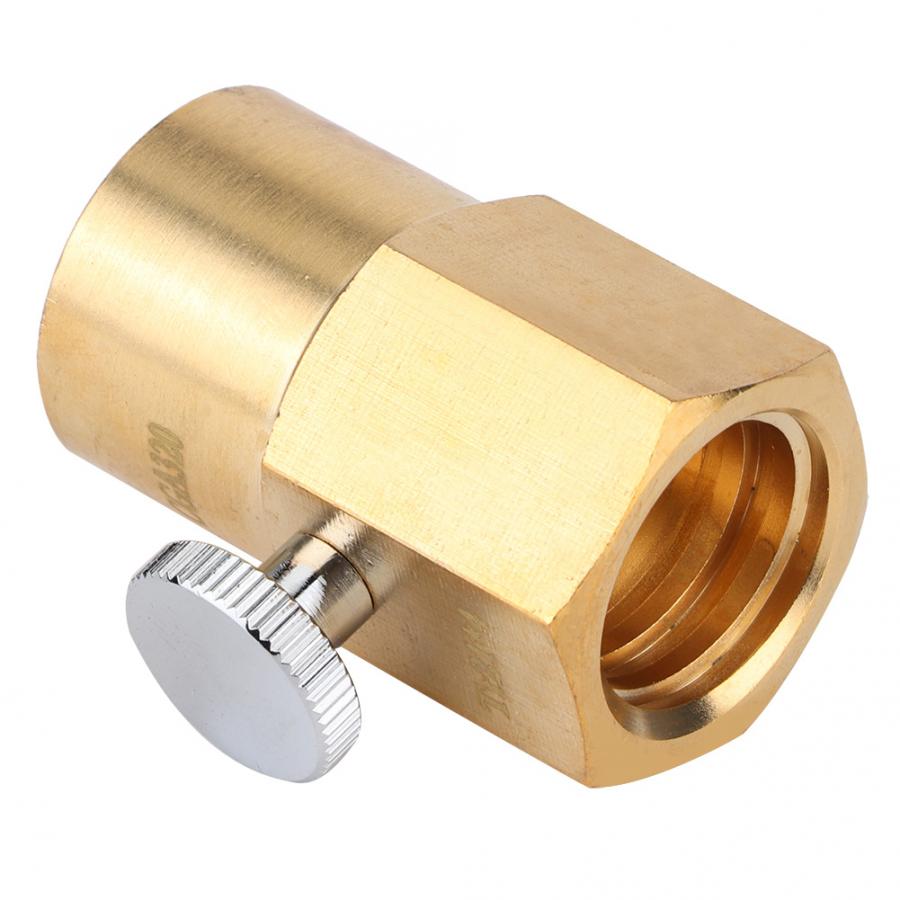 TR21-4 to CGA320 Brass Soda Bottle Adapter CO2 Fill Valve Connector Fittings Filling Accessory