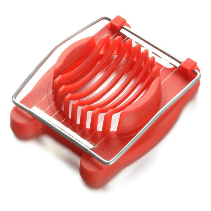 2 Colors Three In One Wheat Straw Egg Cutter Convenient Multifunctional Split Device Food Divider Slicer Egg Slicer Tool