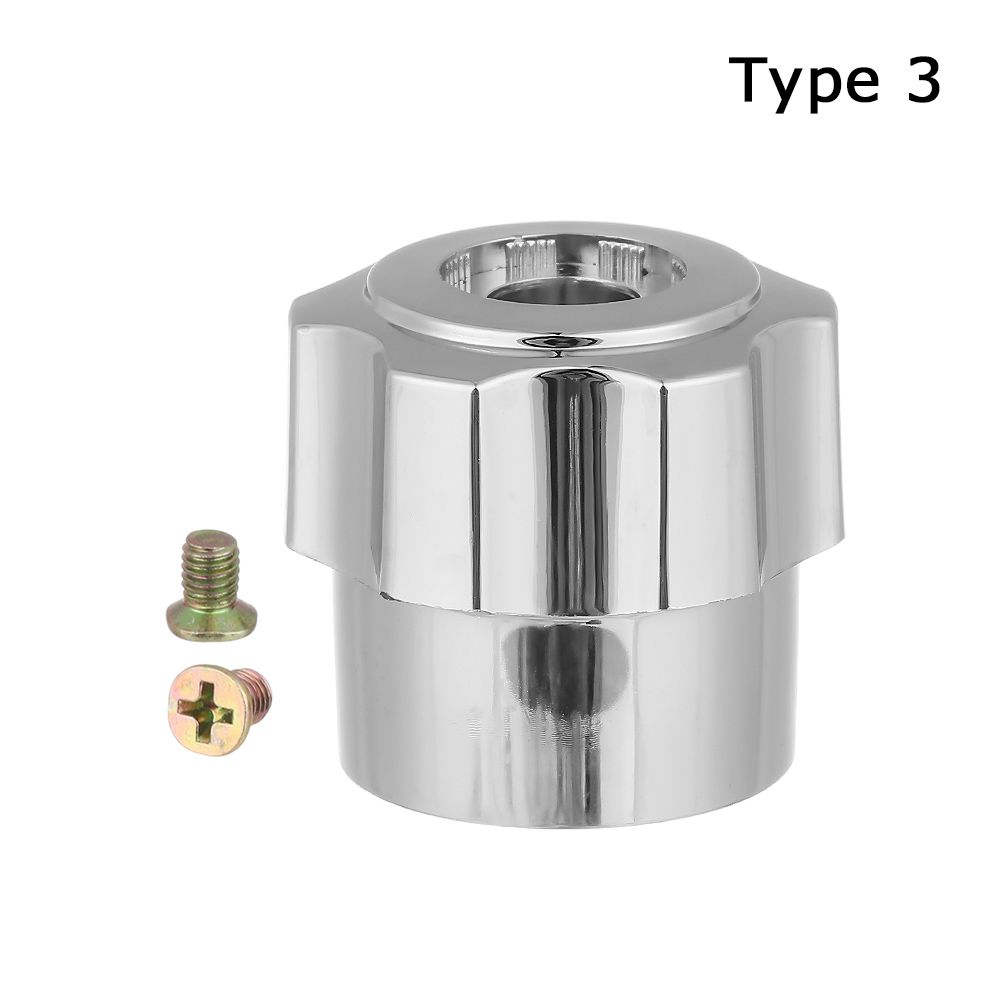 Triangle Valve Small Spout Dish Basin Faucet Handle Switch Handle Accessories Single Cold Quick Open Valve Core Handwheel: WHITE