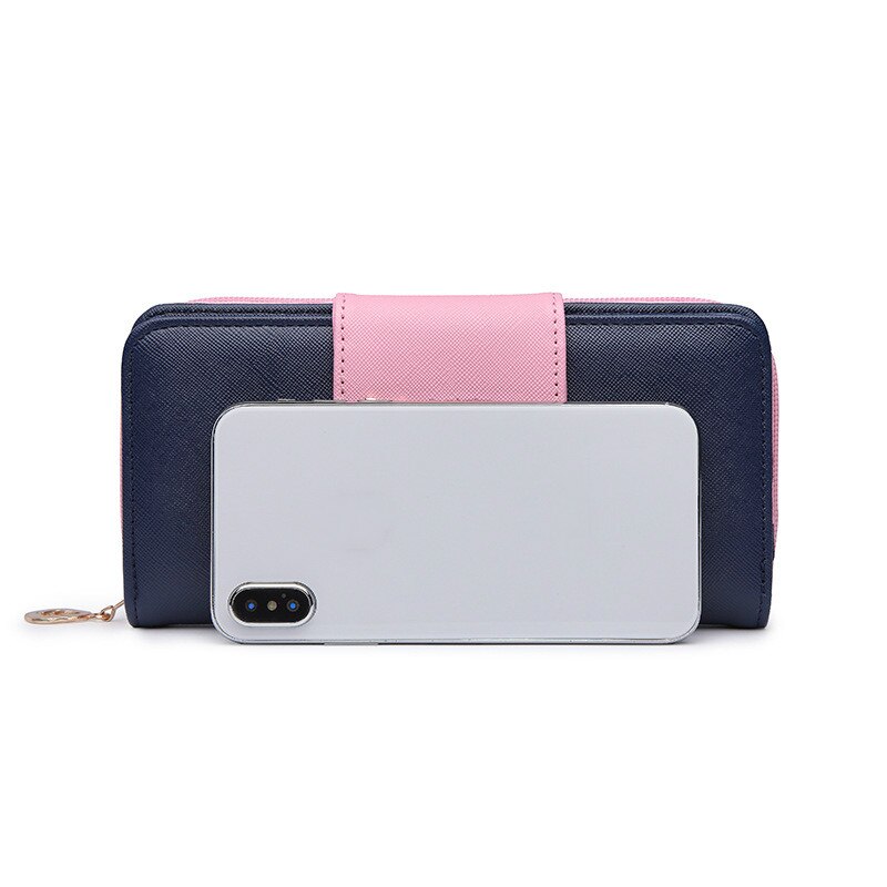 Women Leather Wallet Women's Clutch Bag Hasp Wallet Zipper Long Purses Card Holder Bolsa Feminina