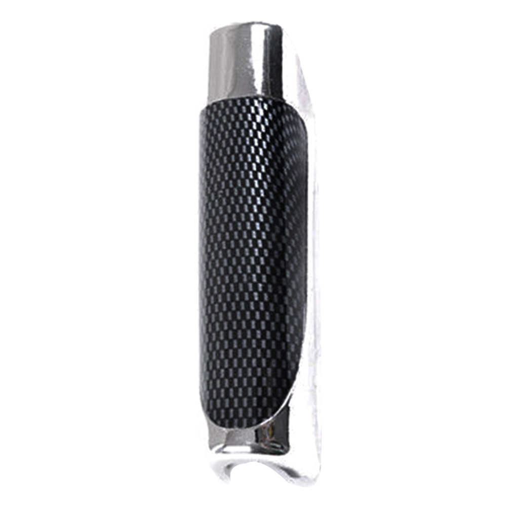 Manija de freno de mano Universal para coche, estilo de fibra de carbono, cubierta protectora de rotura de mano: Default Title