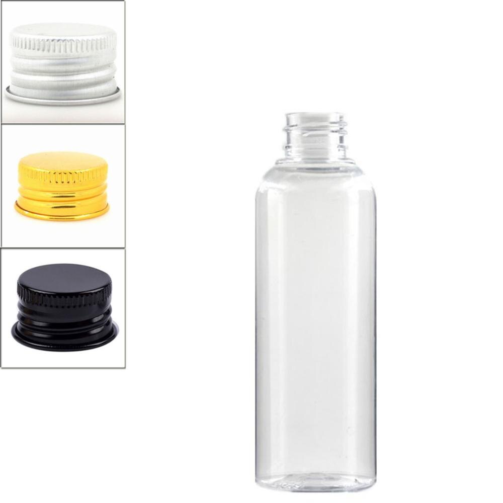 150ml lege Plastic Flessen, heldere PET fles met zilver/gouden aluminium Deksel