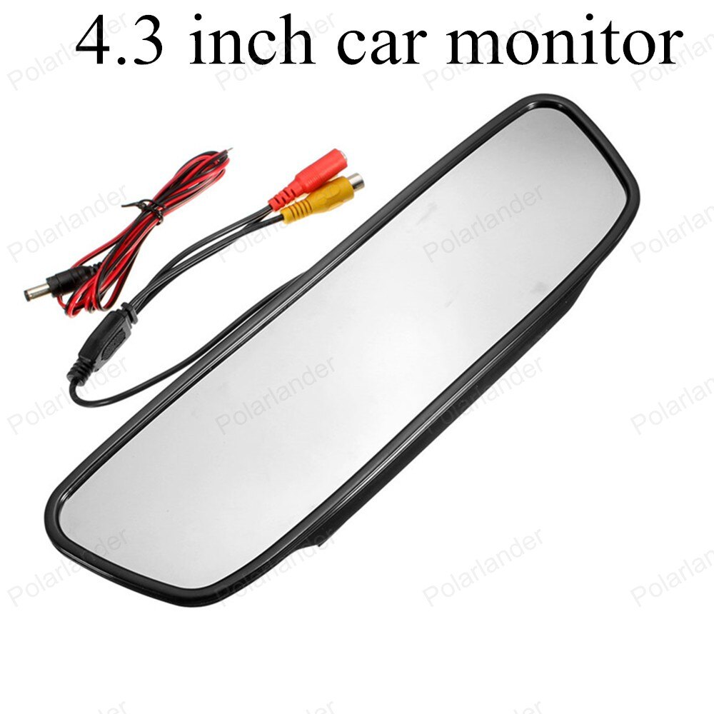 4.3 inch Scherm LCD Auto spiegel Monitor Voor Achteruitrijcamera DVD Parking Assistance digitale Compatibel HD video Display