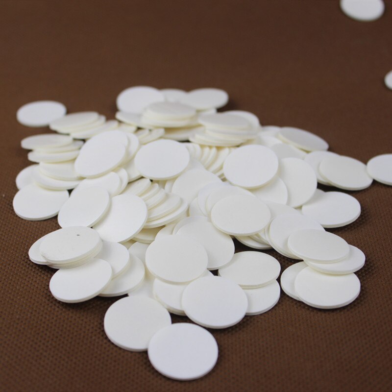 Bobina de núcleo de mecha de algodón trenzada para Vela, suministros de mechas de vela sin encerar, herramienta de fabricación hecha a mano, latas de vela, 61M: 20 pcs stickers