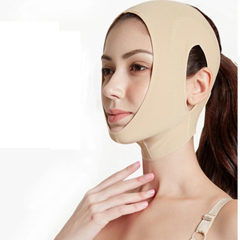 Faja Facial reutilizable para adelgazar, banda de masaje adelgazante, cinturón de relajación, realce, Reduce la papada: Type 5