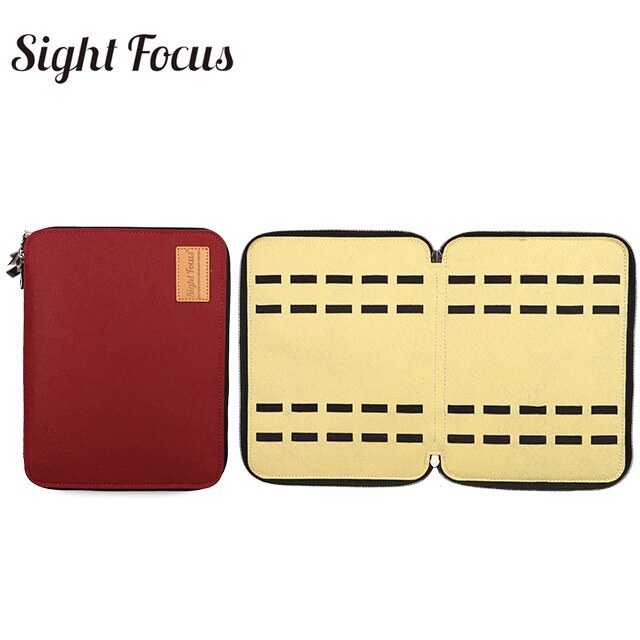 40 Slots Felt Watch Organizer Box Watchband Storage Case for Apple Watch Band Box Pouch Watch Strap Organizer Holder Bag Durable: Wine Red