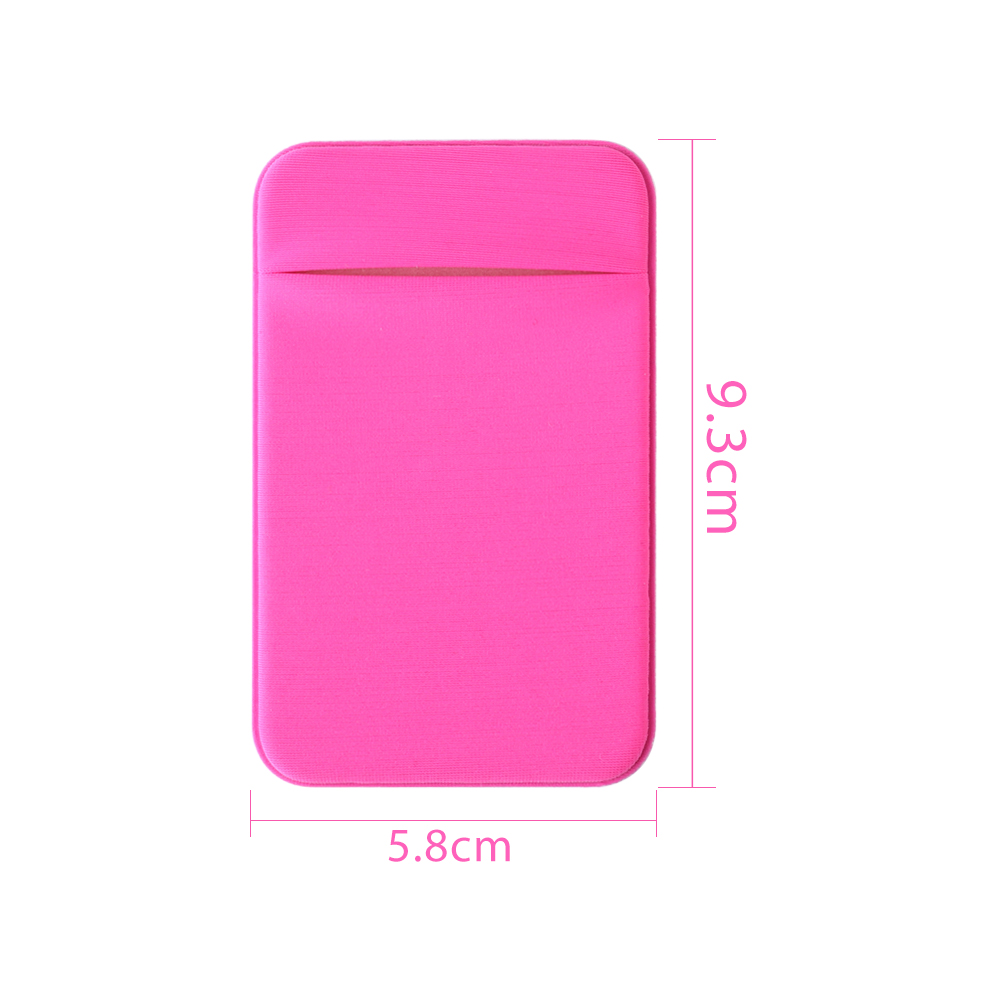 1PC Cellphone Pocket Stick Adhesive Credit Card Wallet Elastic Stretch Sticker Pocket Case Cover Mobile Phone Accessories