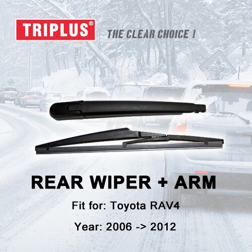 Ruitenwisser Arm met Blade voor Toyota Rav4 (2006) 1 st 12 "300mm, Ruitenwisser Arm & Achter Wisserbladen RAV 4