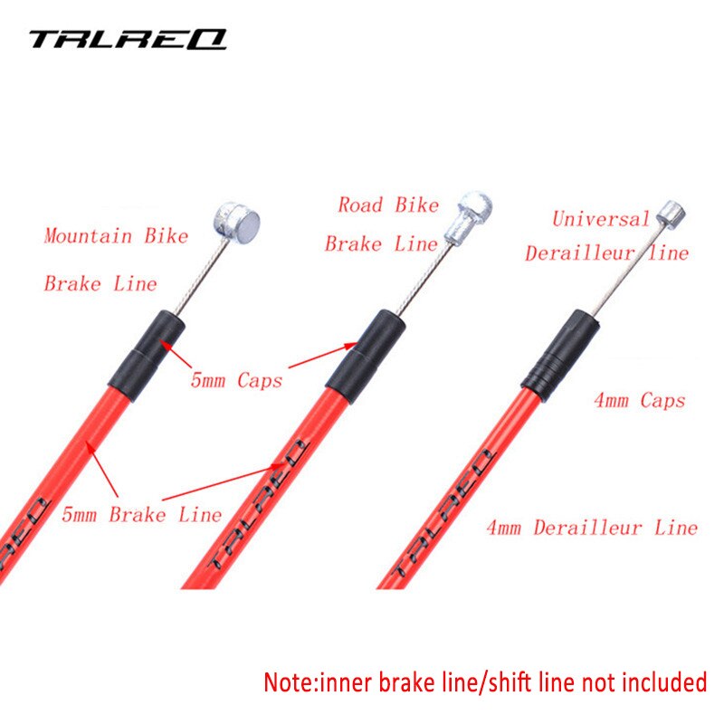 3M Universal Bicycle Brake Cable Housing Shift Cable Wire Pipe for 4mm/5mm MTB Road Bike Derailleur Brake Line Front Rear Tube