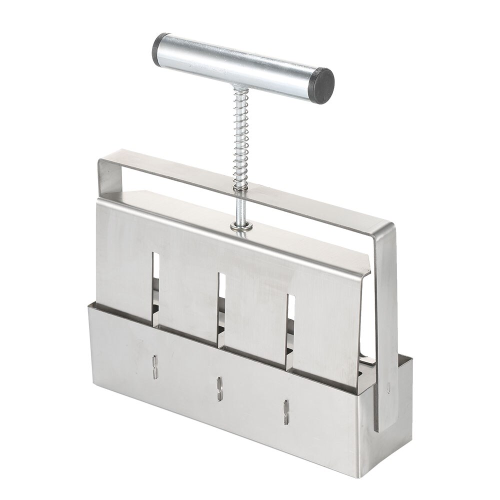 Bloqueur de sol portatif de 2 pouces, outil de blocage du sol avec séparations, pour la préparation du jardin