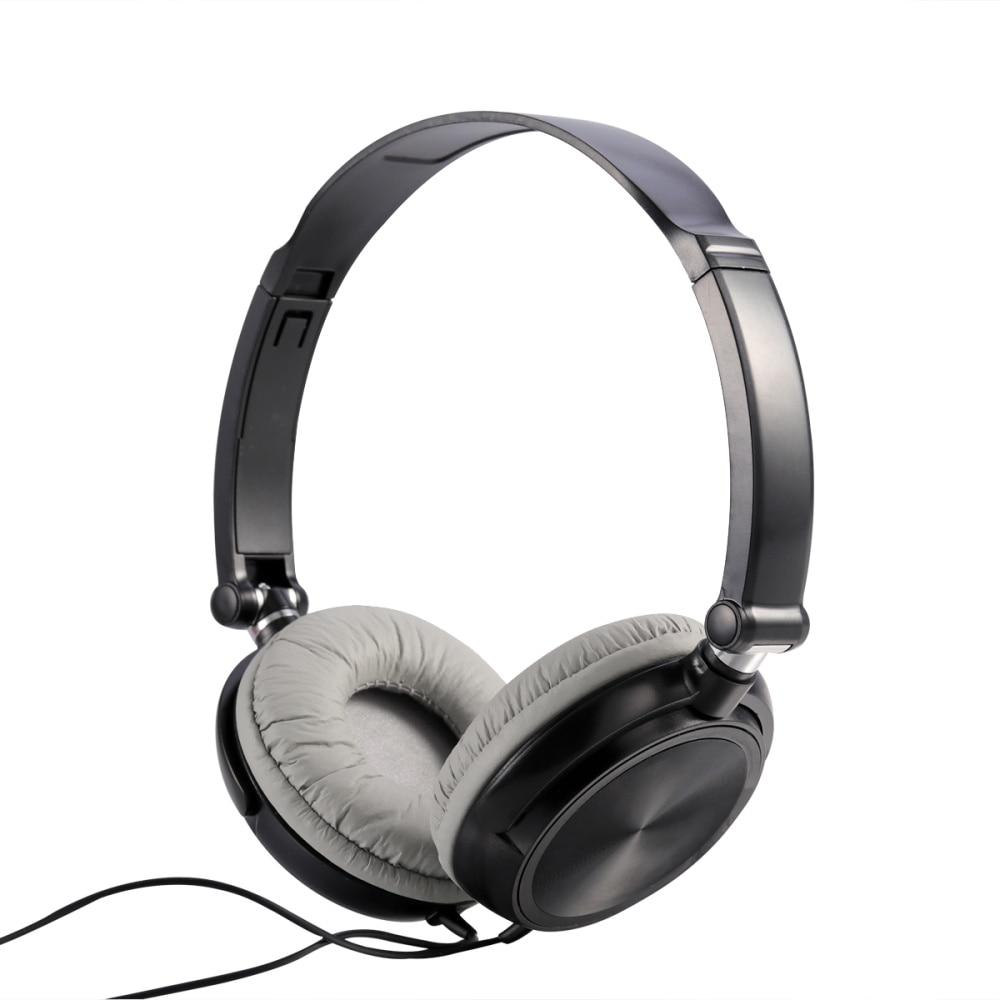 Headphones with Microphone Lightweight Foldable Headsets with Volume Control for iPhone iPad Smartphones PC Laptop Tablet: Black Red