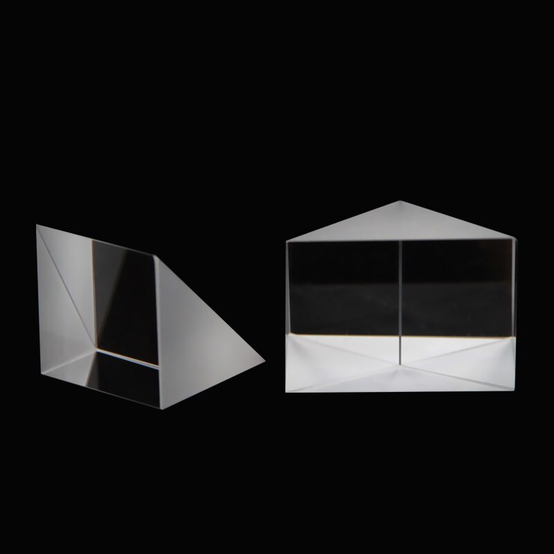 Right-angle Prism 10mm Bevel Aluminized External Reflecting Prism Mirror Optical Glass K9 Material