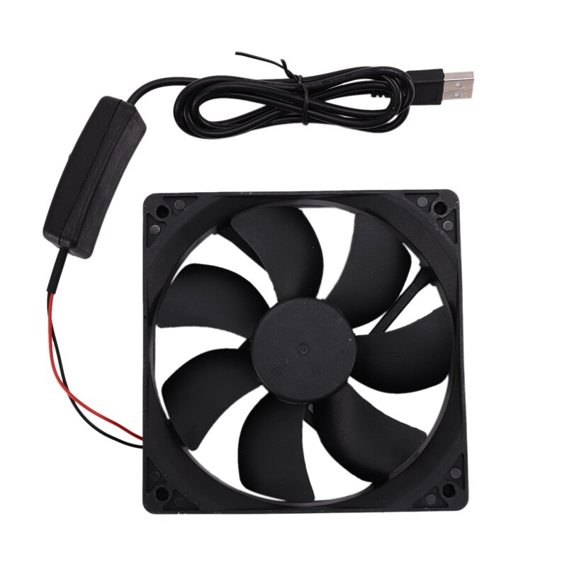 Longyou router radiator koelrek usb-mute voor router / mediabox / / kabelbox enkele ventilator