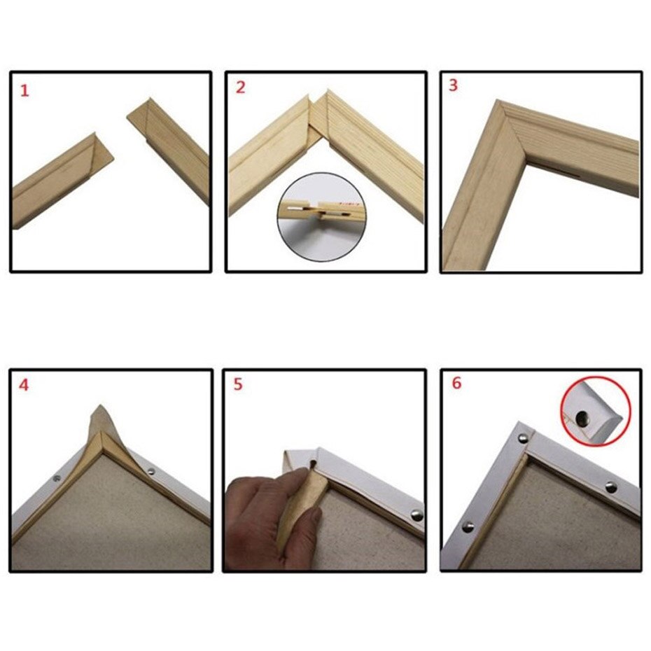 20*30 cm gør-det-selv træ oliemaleri rammer træ foto lærred diamant maleri rammer væg kunst lærred vægophæng plakat ramme
