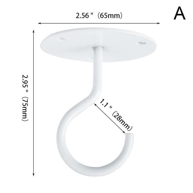 Wall Mount Ceiling Hook Bracket Hanger Lantern Wind Chimes Planters Decoration for Hanging Bird Feeders Outdoor Hook With Screws: A