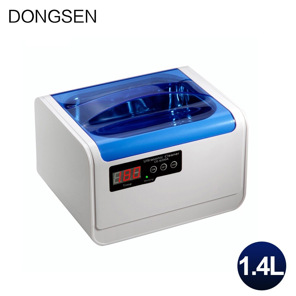 Household Ultrasonic Cleaner 1.4L Digital Timer Ultrasonic Cleaning Machine for Eyeglasses Watches Rings Diamonds Denture