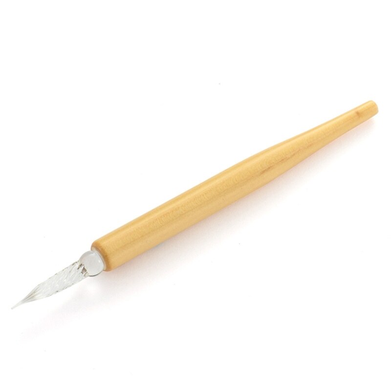 DXAB Wood Calligraphy Dip Pen English Calligraphy Pen Script Oblique Dip Pen Holder: SP279666