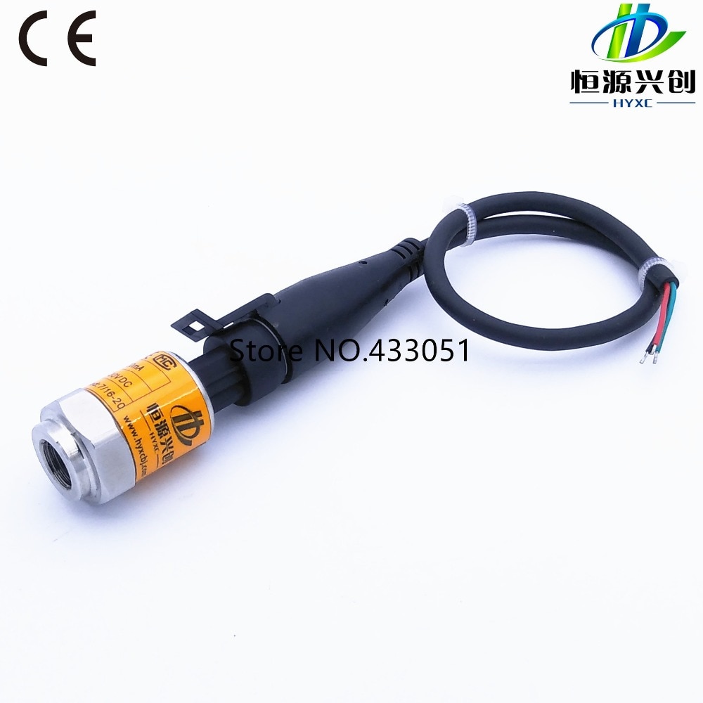 Pressure transmitter;Packard connector;Range:-1~400bar;Thread:7/16-20UNF;Output signal: 4-20mA;Power supply:10~30V