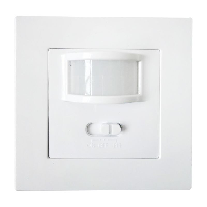 Infrared PIR Motion Sensor Switch PVC Recessed Wall Lamp Light Bulb AC 110-240V
