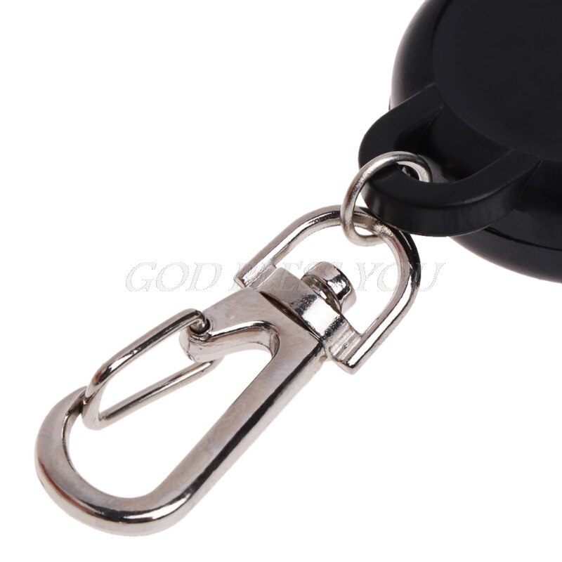 Clé de rétracteur Zinger porte-anneau utile, câble en acier rétractable de 60cm, Anti-perte directe