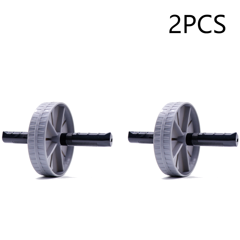 Nueva rueda Abdominal, rodamiento de carga fuerte, rodillo antideslizante, equipo de ejercicio muscular, entrenamiento físico, uso doméstico, silencioso: Blanco
