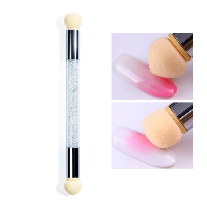 Mobray-vernis à ongles Gel à double extrémité, brosse acrylique avec poignée avec strass, stylo de peinture de manucure à faire soi-même: MJ69-06
