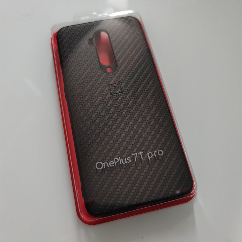 Telefoon Geval Voor Oneplus 7T 8 Pro Een Plus 7T 8 Pro Beschermhoes Karbon Carbon Zandsteen Nylon bumper Case Back Cover Shell: For OnePlus 8 Pro