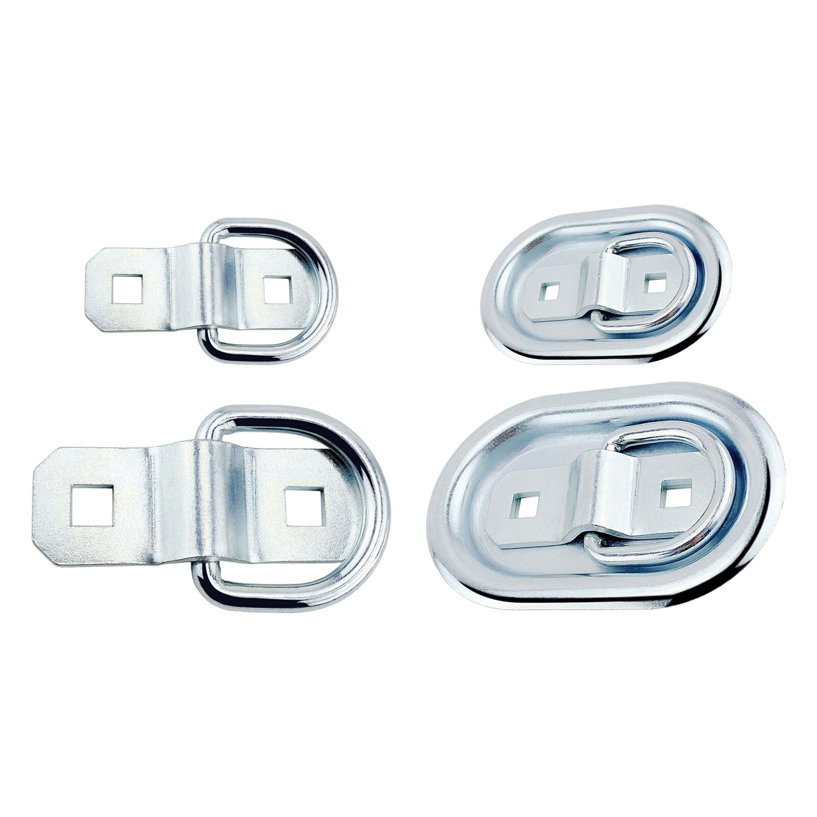 D-Ring Tie Downs Anchor Lashing Rings for Trailers Trucks, Easy to Install