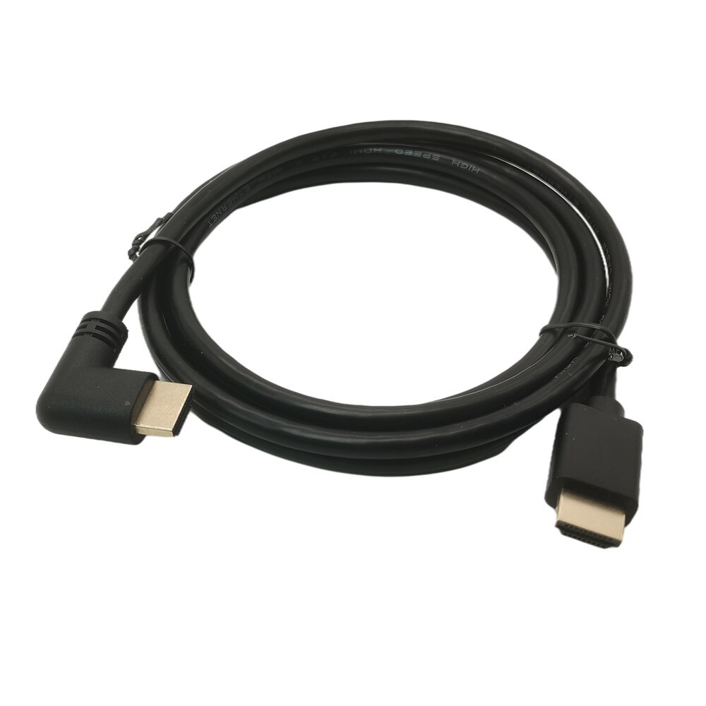 4K*2K 60HZ 2.0 HDTV w dół i w górę oraz w lewo i w prawo pod kątem 90 stopni Męski przedłużacz HD Kabel kątowy HD 2.0