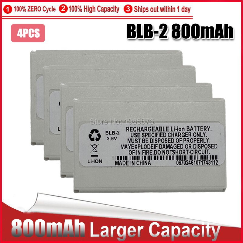 1-5 uds BLB2 BLB-2 batería para Nokia 8210, 8250, 8850, 8910, 8310, 5210, 6500, 6590, 6510, 3610, 8270 8910i 7650 6590i batería: 4pcs