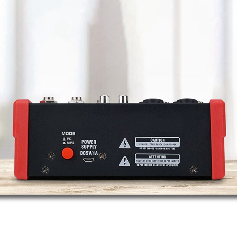 KTV-tarjeta de sonido para Karaoke, Mini mezclador portátil de música, con Bluetooth, 5V, para escenario de casa, DJ, rendimiento en vivo
