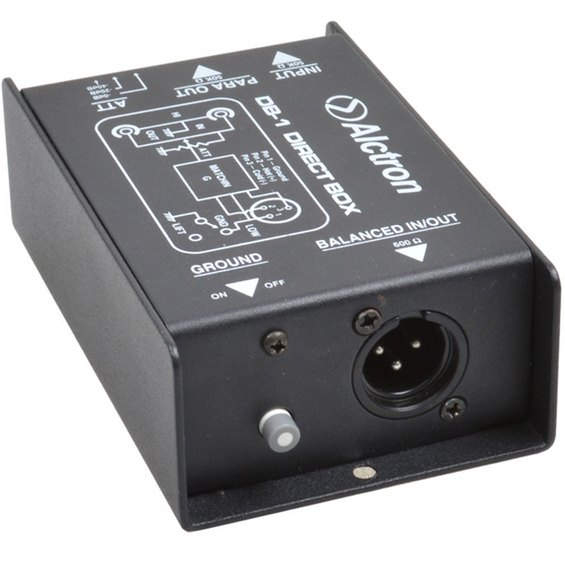 Alctron – boîtier Direct DI DB-1, 1 canal, stéréo passif, , nouvel arrivage