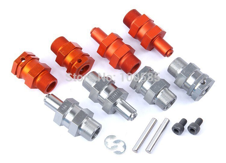 1/5 Baja 24mm Hex Hub Baja Extended Axle 4pcs for 1/5 scale HPI KM ROVAN baja 5B 5T 5SC 85063