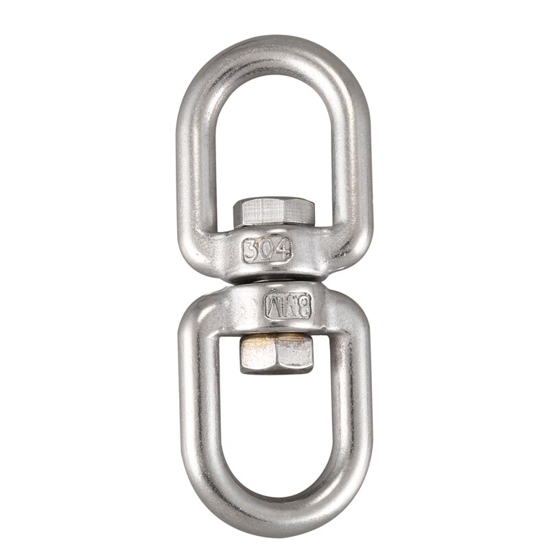 Kit de suspension pour hamac en acier inoxydable crochet pivotant capacité parfaite pour les hamacs chaises paniers meubles balançoires